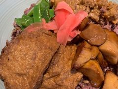 杏鲍菇素鸡炒饭-轻蔬不用等·素食(江苏路店)