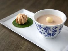 莲子核桃露伴核桃酥-悦轩中餐厅·高空江景·杭州柏悦酒店