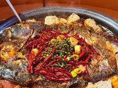 -探鱼·鲜青椒爽麻烤鱼(银泰城店)