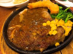美式黑胡椒沙朗牛排-玛格萝妮比萨屋(四平店)