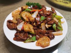 虾仁爆两样-金牌餐厅·天津菜·八珍豆腐·老爆三(瓷房子店)