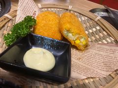 奶香玉米可乐饼-牛藏·黑毛和牛烧肉(环市东店)