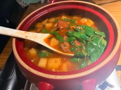 荆芥焖罐牛肉-禾珍珠家常小馆(河南博物院店)