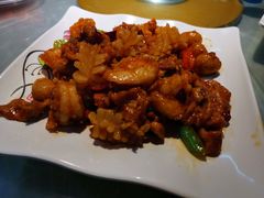 金蛋爆三鲜-天津乾毓德饭庄·清真传统炒菜·海鲜烧烤(咸阳路店)