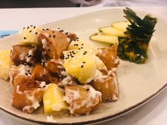 菠萝油条虾-鹿港小镇(黄金店)