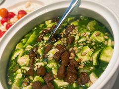 雪花牛肉绿麻婆豆腐-桂满陇·海市蜃楼·黑金(国金店)