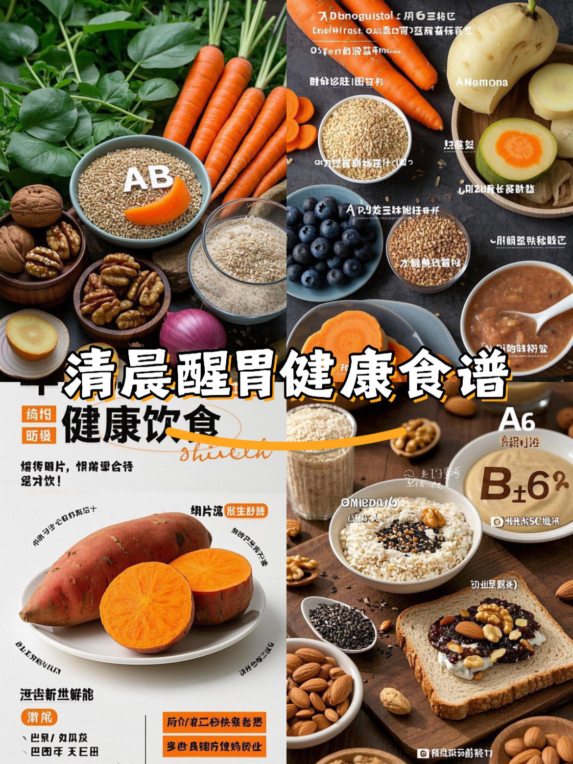 n
• 西兰花:含有多种维生素和萝卜硫素等营养物质
