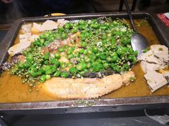 鲜青椒烤鱼-探鱼·鲜青椒爽麻烤鱼(银泰城店)