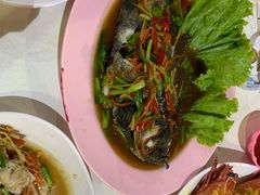 酱油清蒸斑鱼-班赞海鲜市场