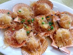 蒜蓉粉丝蒸扇贝-波记美食店·现捞海鲜
