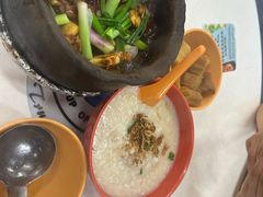 -长城砂煲田鸡粥