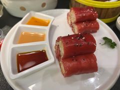 红米脆皮鲜虾肠-蝴蝶里·粤菜·点心(滨江龙湖店)