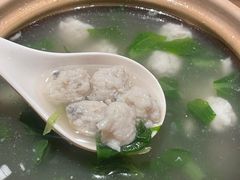 鲜嫩黄花鱼丸汤-将相和·海鲜蒸饺大连菜