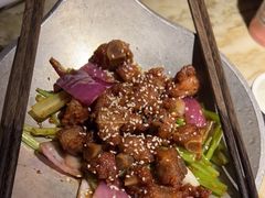 蒜香蜜汁排骨-绿茶餐厅(乐峰广场店)