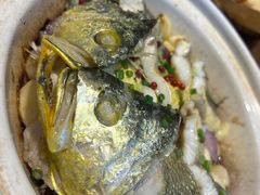 砂锅焗黄花鱼-1937青岛老味道·海肠捞饭·青岛菜(大鲍岛栈桥店)