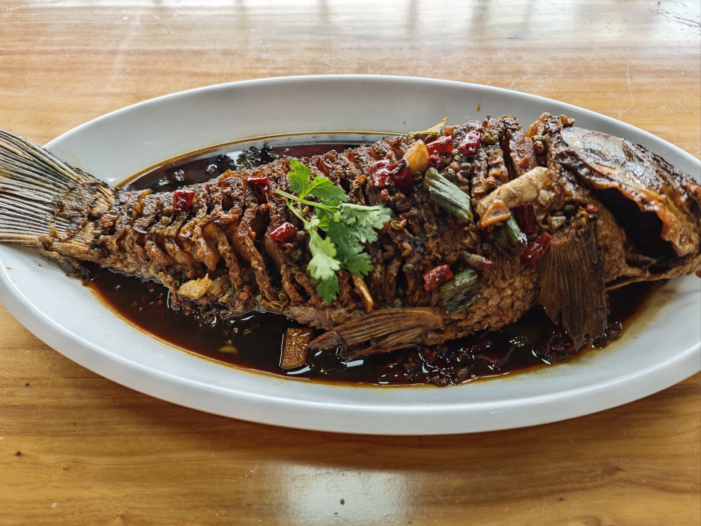 看看这一盘糖醋鱼!