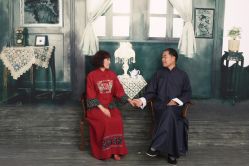 -时光纪亲子全家福照相馆(静安店母女写真父母纪念照)