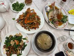 芥蓝土鱿牛柳-凤城礼记鱼翅海鲜酒家(新马路总店)