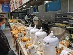 自助取餐区-煎饼卷大葱·非遗传承·潍坊菜(十笏园店)