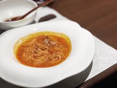 番茄汁松茸捞金门面线-无味舒食(思南公馆店)