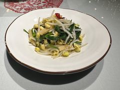 菠菜豆芽拌面筋-汉唐宴长安食府