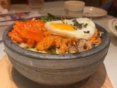 辣白菜五花肉石锅拌饭-七八冷面·延边朝鲜族美食(欢乐谷店)