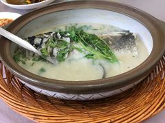 天目湖砂锅鱼头汤-翠茗农庄土菜馆(天目湖店)