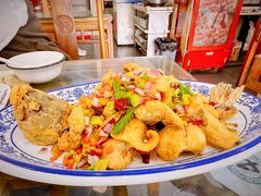椒盐鲈鱼-广迎居老正兴菜馆