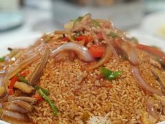 肉丝扒锅巴-又见炊烟私房菜(敬亭路店)