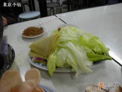 实惠的沾酱菜-大槐树烤肉馆