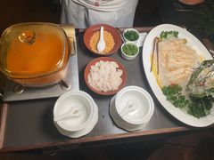 龙虾汤过桥花胶肚-海派悦庭·海胆烧麦·新融合菜(凯德广场店)