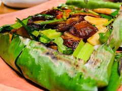 包烧野生牛肝菌-云海肴·汽锅鸡·云南菜(天山百盛优客店)