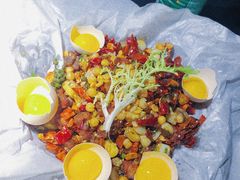 芒果蛋配辣子鸡-味界·精致赣菜(招商花园城店)