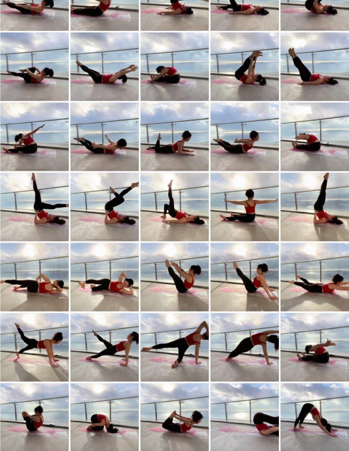 普拉提经典动作