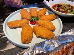 蛋黄鸡翅-新白鹿餐厅(虹桥南丰城店)