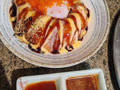 三文鱼流心熔岩饭-梦山水日本烧肉(五四广场店)