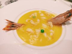 鲜虾仁豆腐蒸蛋-梧桐餐厅(泉城路店)