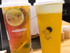 满杯水果绿-喜茶(上海正大广场店)