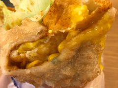 -小红车炸蛋葱油饼