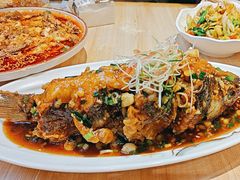 脆皮鱼-老财土菜馆·砂锅雅鱼(廊桥店)