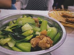 青菜烧油渣-八八餐厅(升州路店)