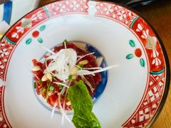 生鸡蛋拌牛肉-王鼎精致料理铁板烧(世博源店)