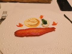 挪威烟熏三文鱼水晶黄瓜香槟奶油-福楼法餐厅FLO