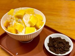 芒果牛奶雪花冰-Thanks美式餐厅(汉堡咖啡店)
