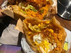 -小红车炸蛋葱油饼