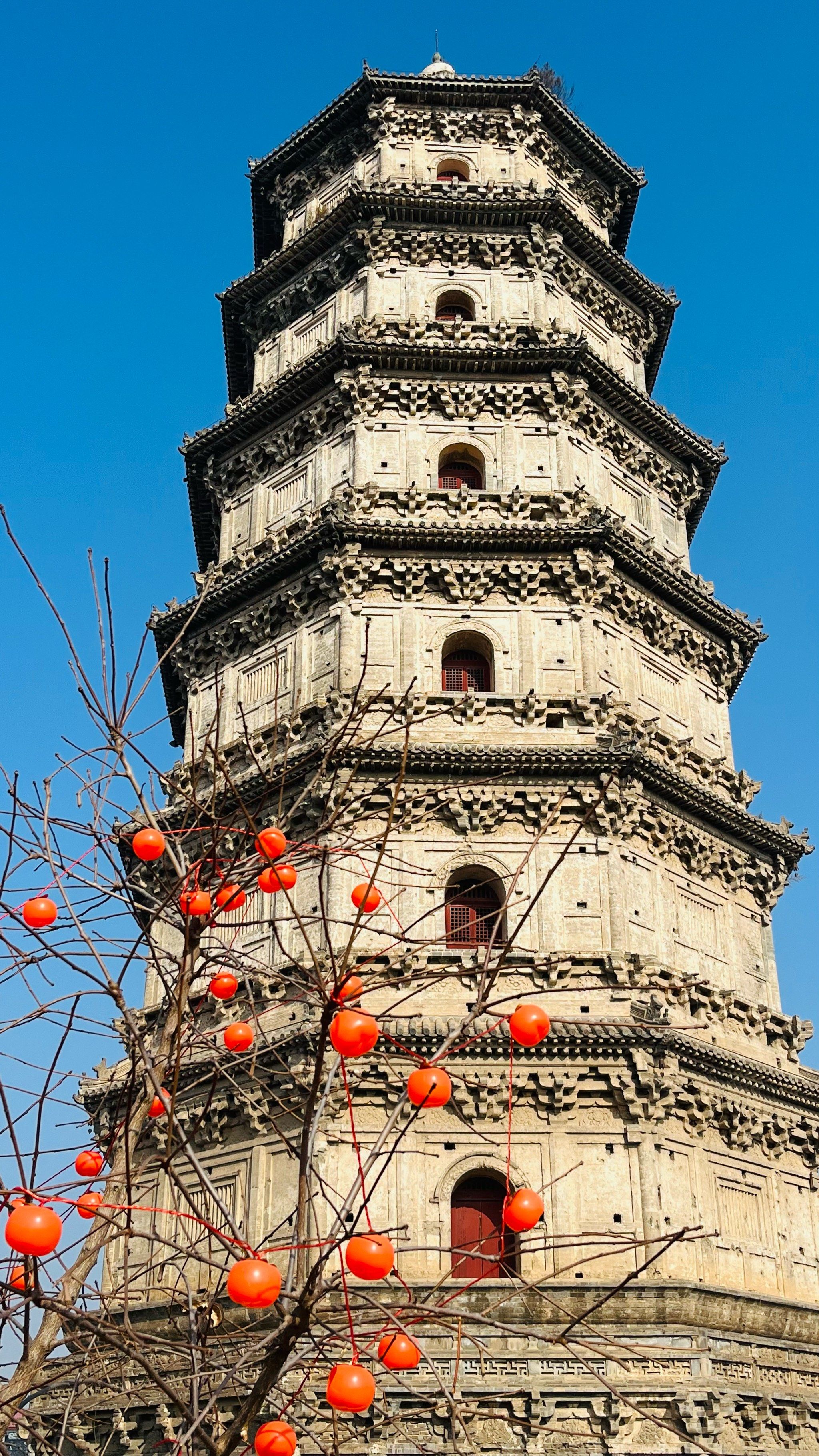 气势雄伟的辽代砖塔