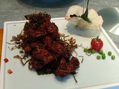 百灵菇牛肉粒-汤记传菜(浦江店)