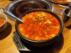 海鲜豆腐汤-包装马车·韩国料理·포장마차