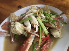 姜葱炒花蟹-仁记海鲜餐厅美食店