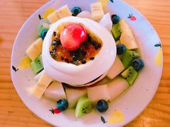 百香果松饼-春风十里咖啡馆